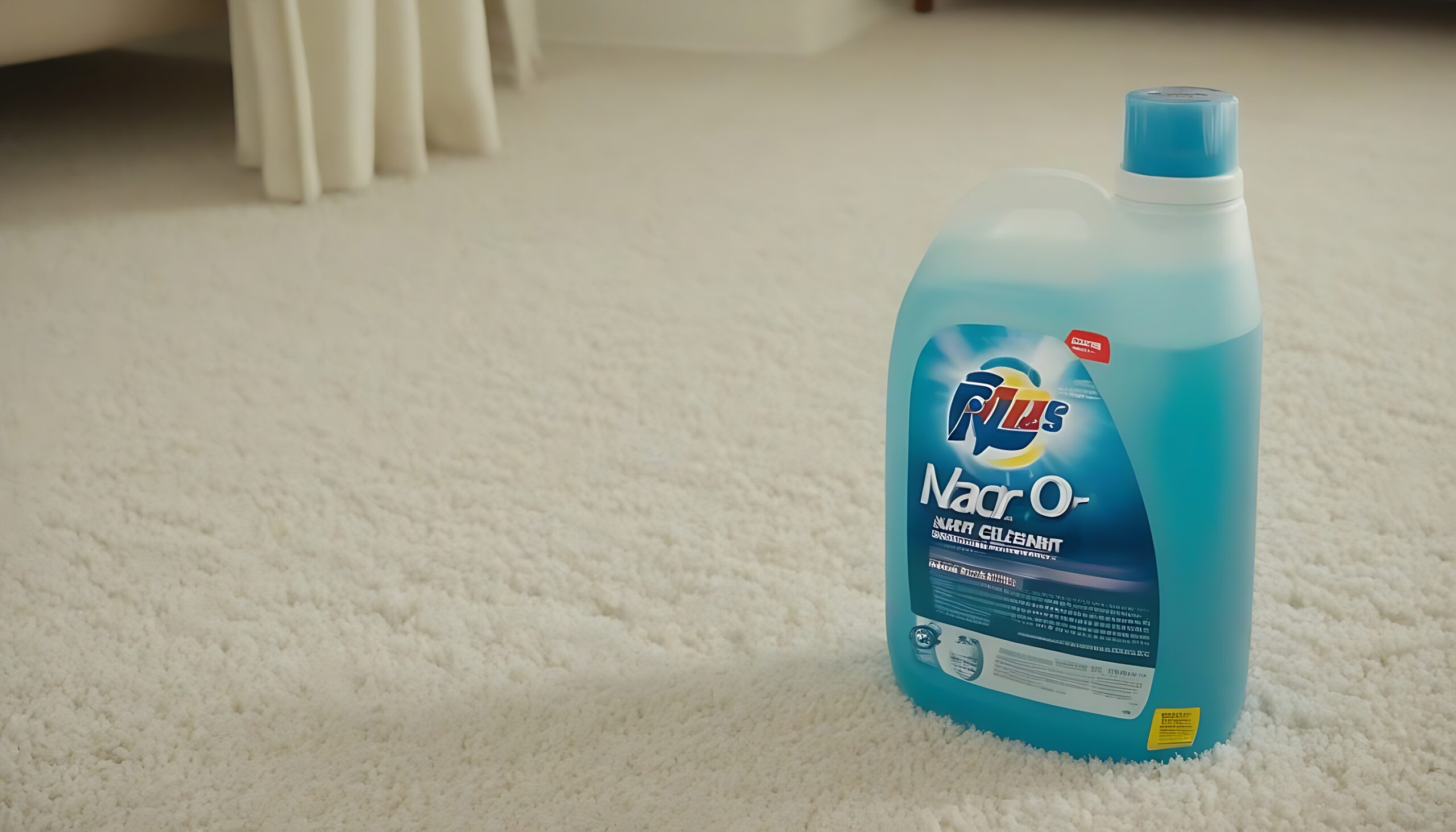 Carpet cleaner with laundry detergent