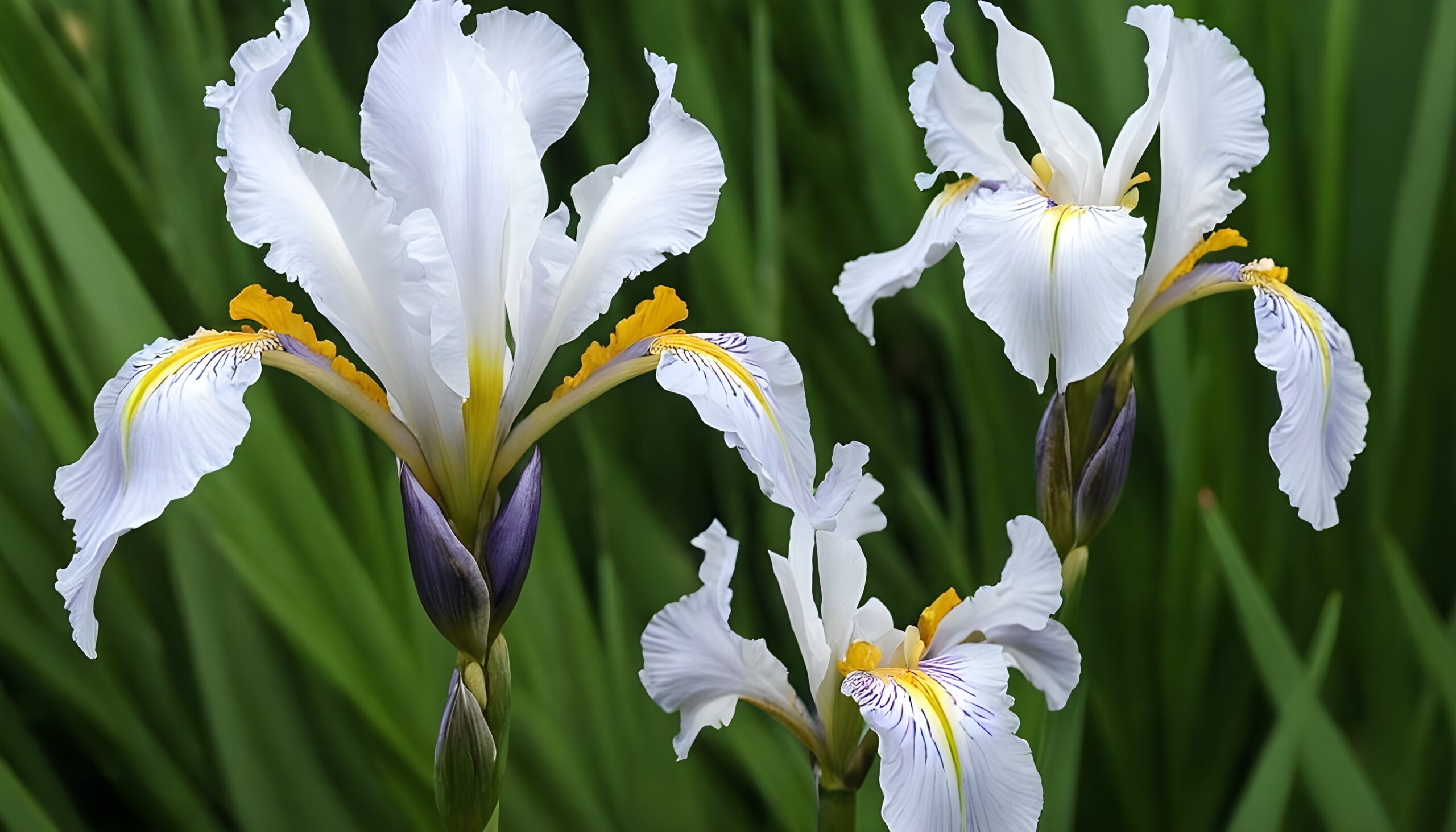 African white Iris