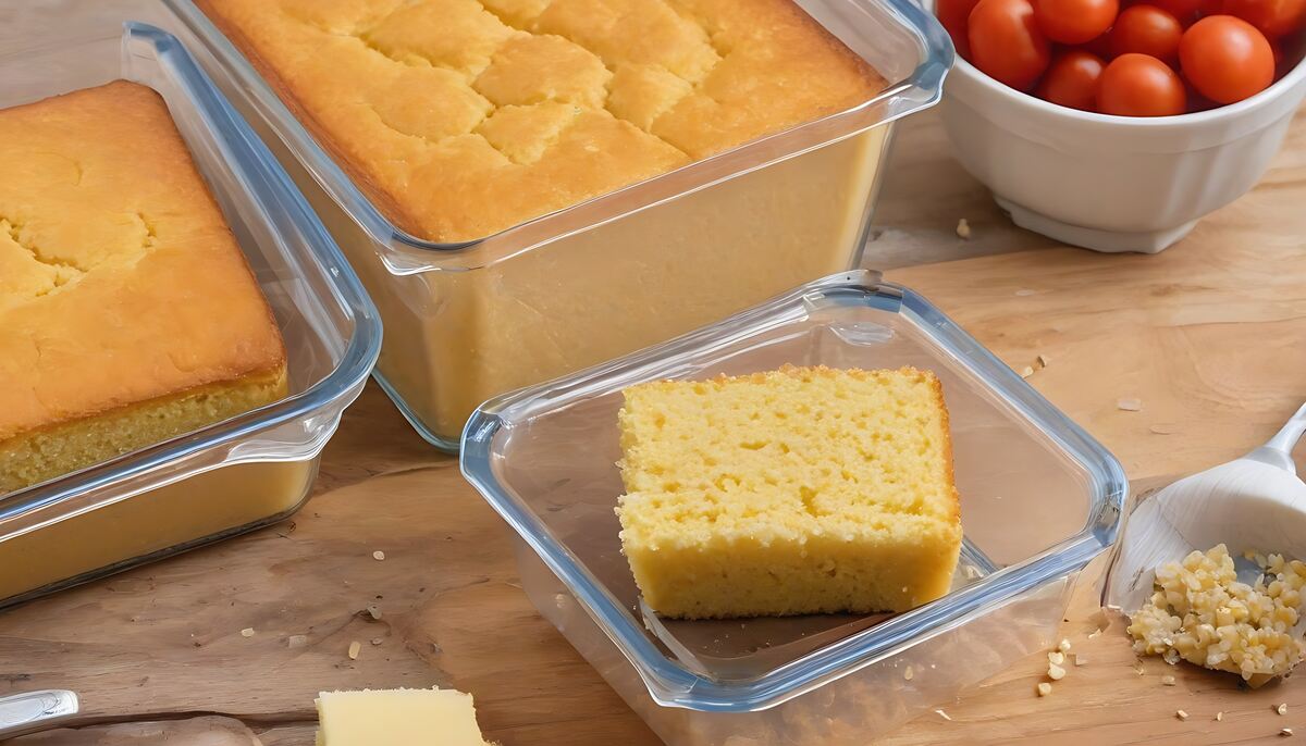 Optimal cornbread storage with proper container