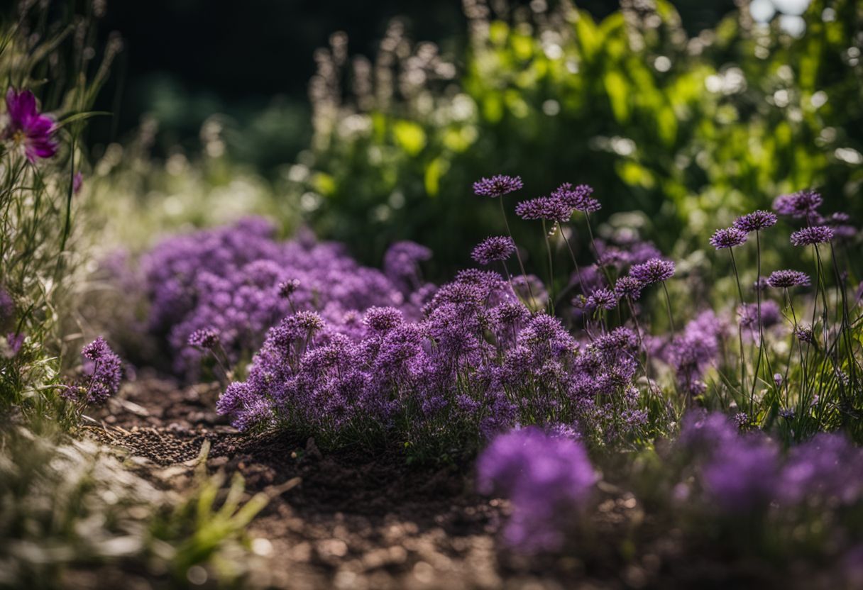 Controlling and Removing Purple Flower Weeds