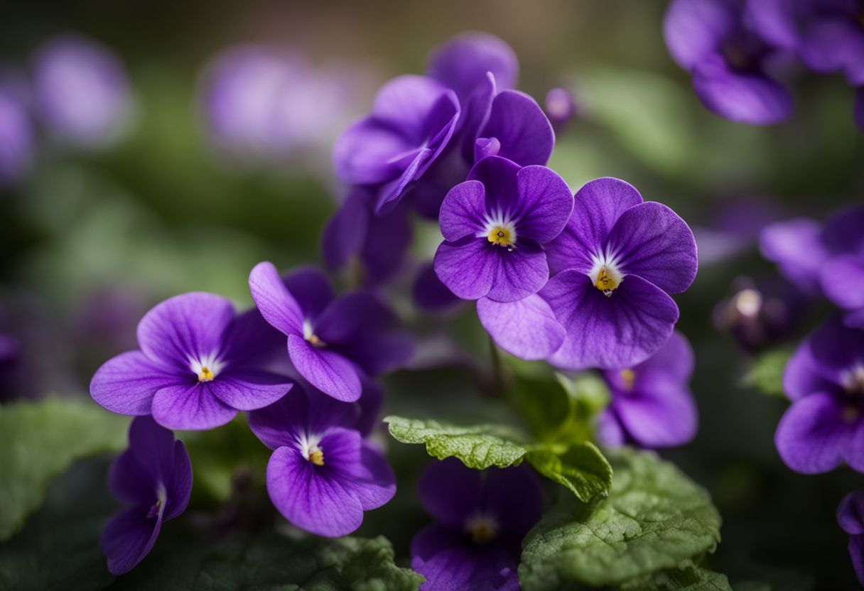 Purple Wild Violets