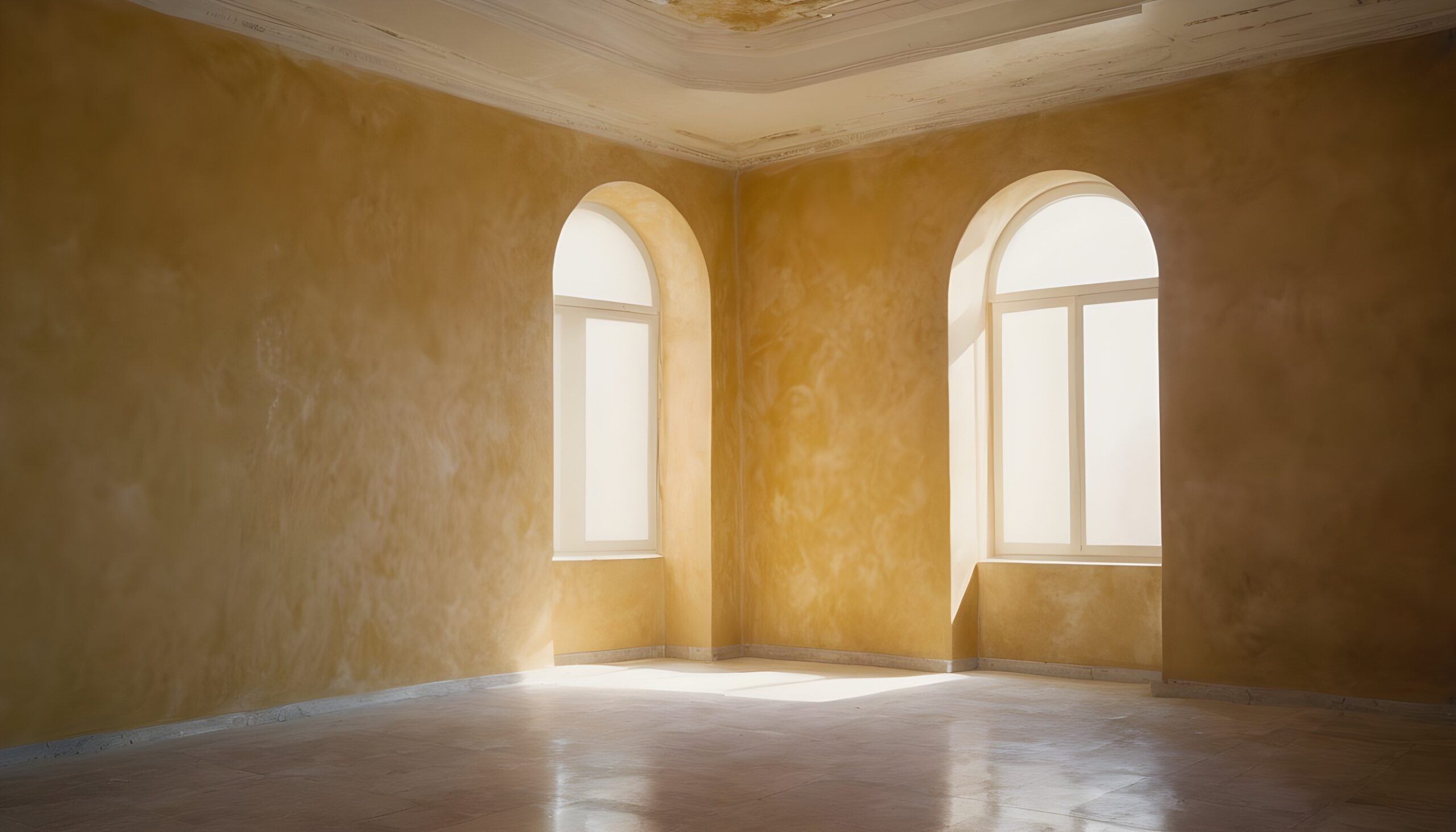 High-gloss Venetian plaster for modern luxury homes