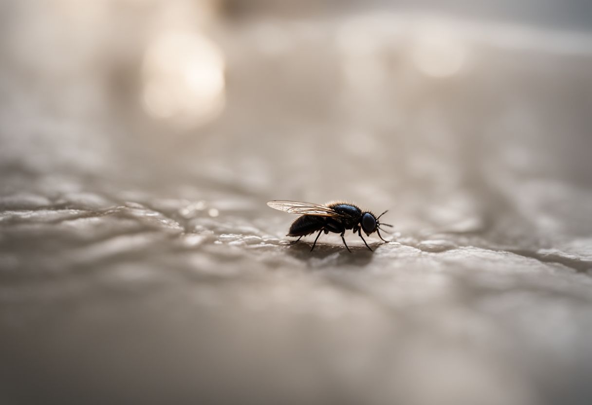 little black bugs in bathroom