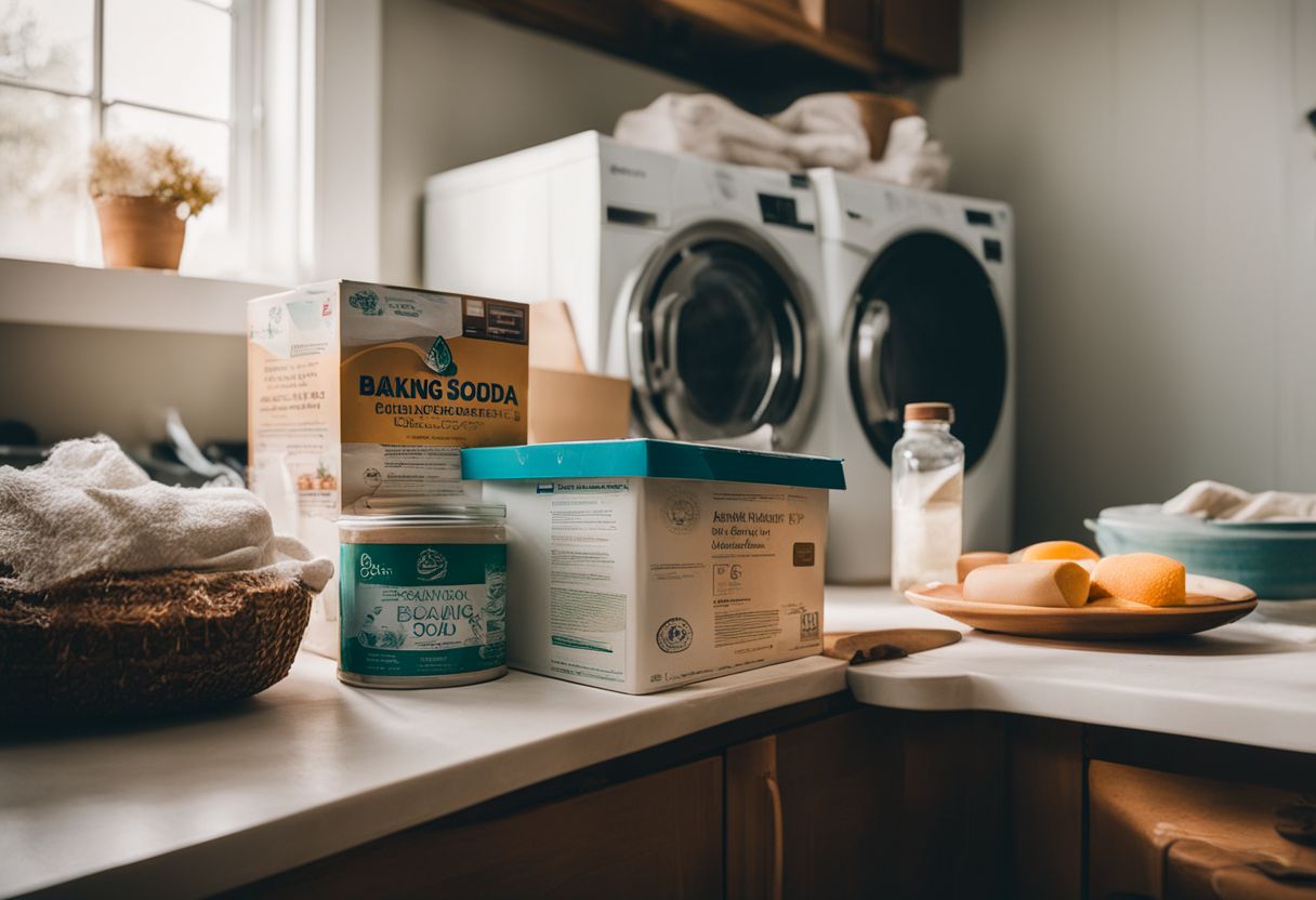 how to deodorize dryer with baking soda