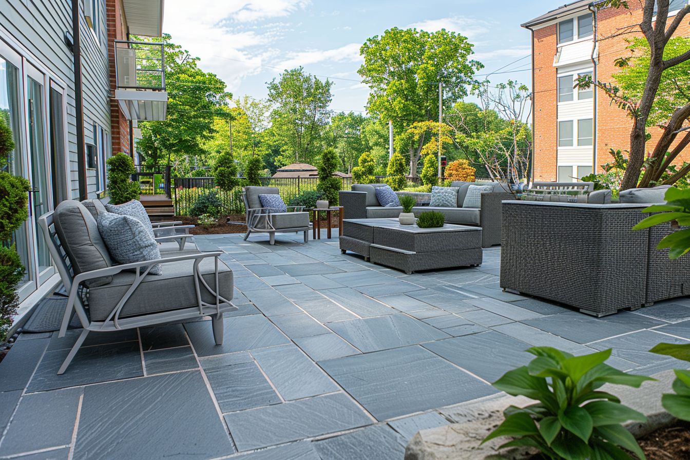 Blue Stone Patio Enhancement 