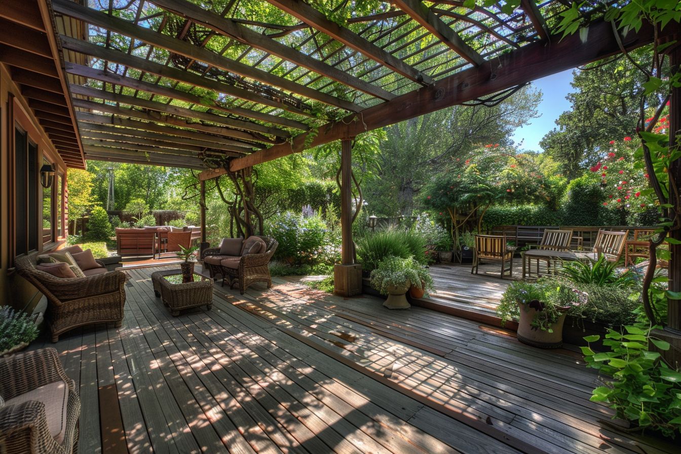 patio attached to house