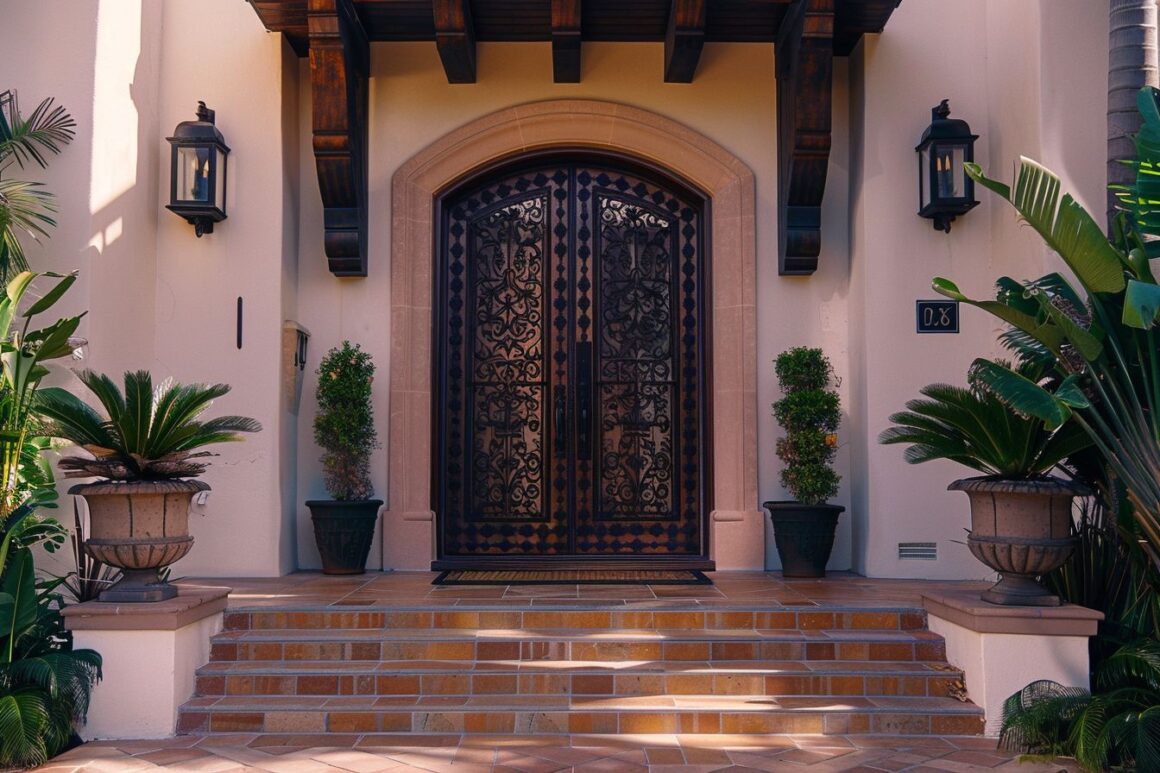 Add spanish style front door