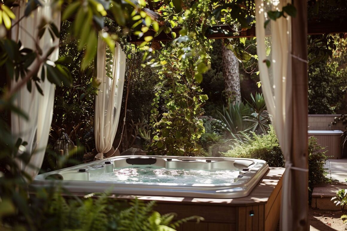 backyard hot tub privacy ideas