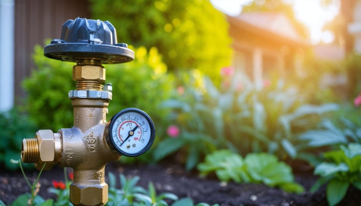 turning on a sprinkler system